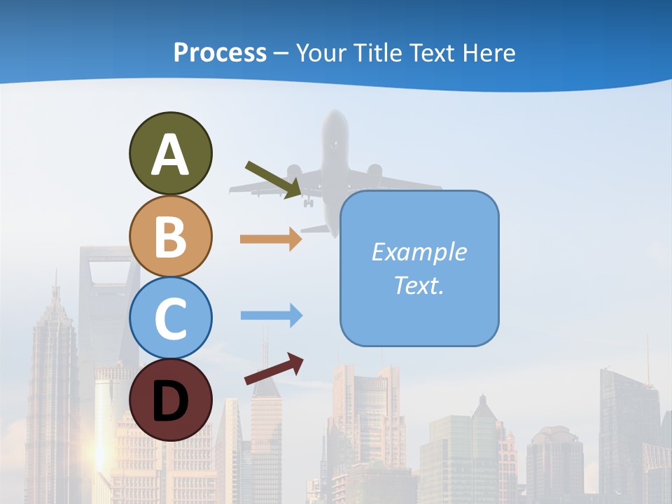 Reflection Traffic City PowerPoint Template