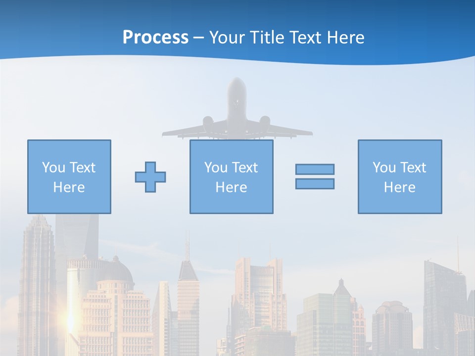 Reflection Traffic City PowerPoint Template