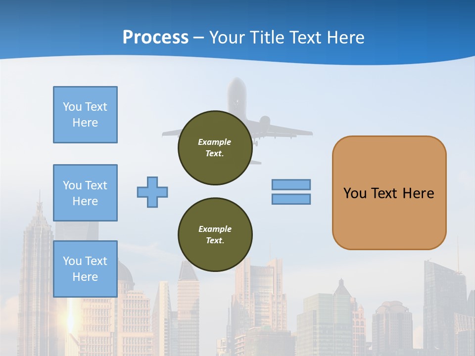 Reflection Traffic City PowerPoint Template
