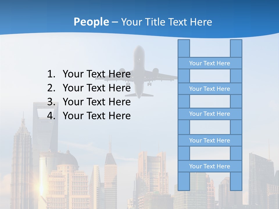 Reflection Traffic City PowerPoint Template