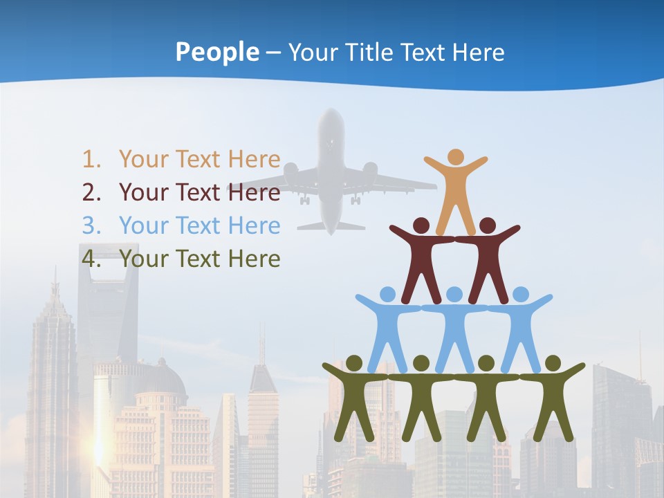 Reflection Traffic City PowerPoint Template