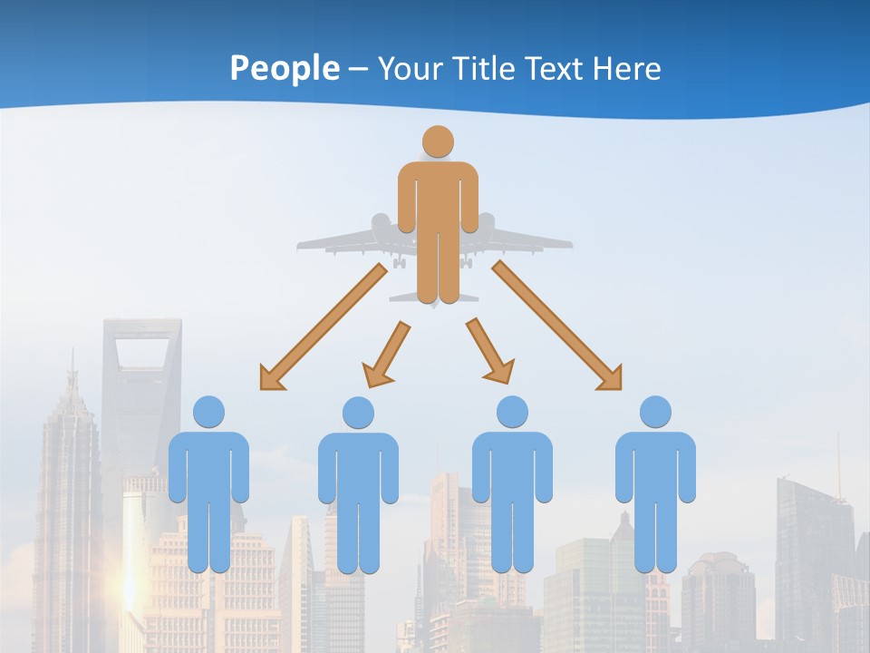 Reflection Traffic City PowerPoint Template