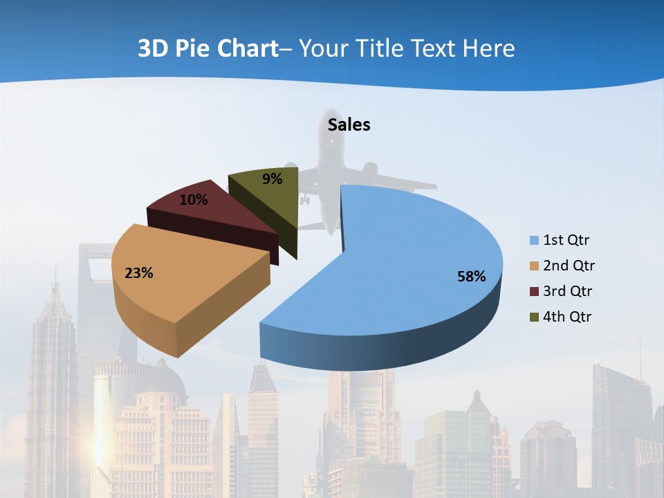 Reflection Traffic City PowerPoint Template