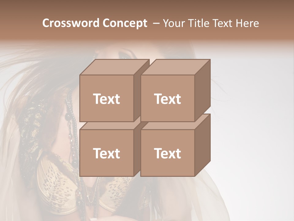 Woman Beautiful Model PowerPoint Template