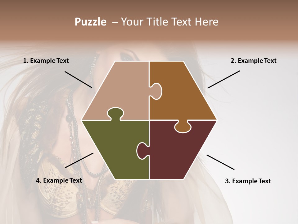 Woman Beautiful Model PowerPoint Template