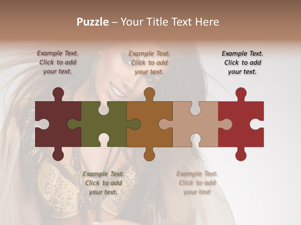 Woman Beautiful Model PowerPoint Template