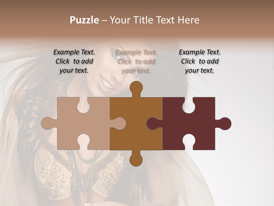 Woman Beautiful Model PowerPoint Template