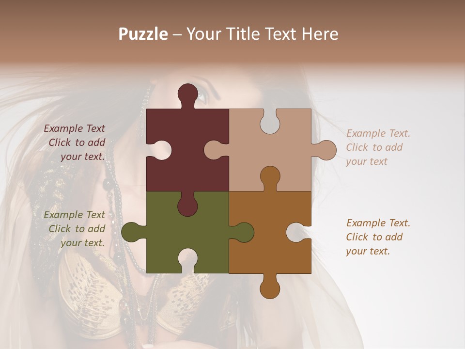 Woman Beautiful Model PowerPoint Template