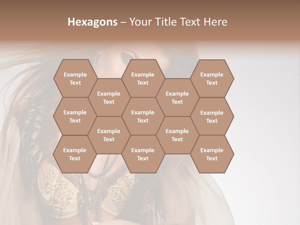 Woman Beautiful Model PowerPoint Template