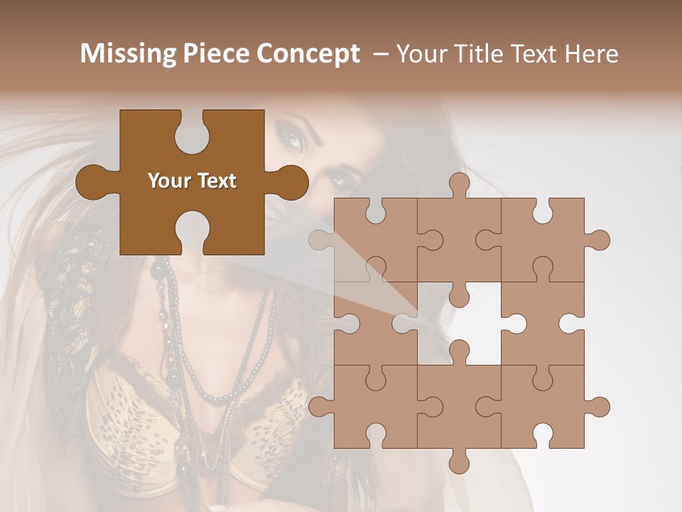 Woman Beautiful Model PowerPoint Template