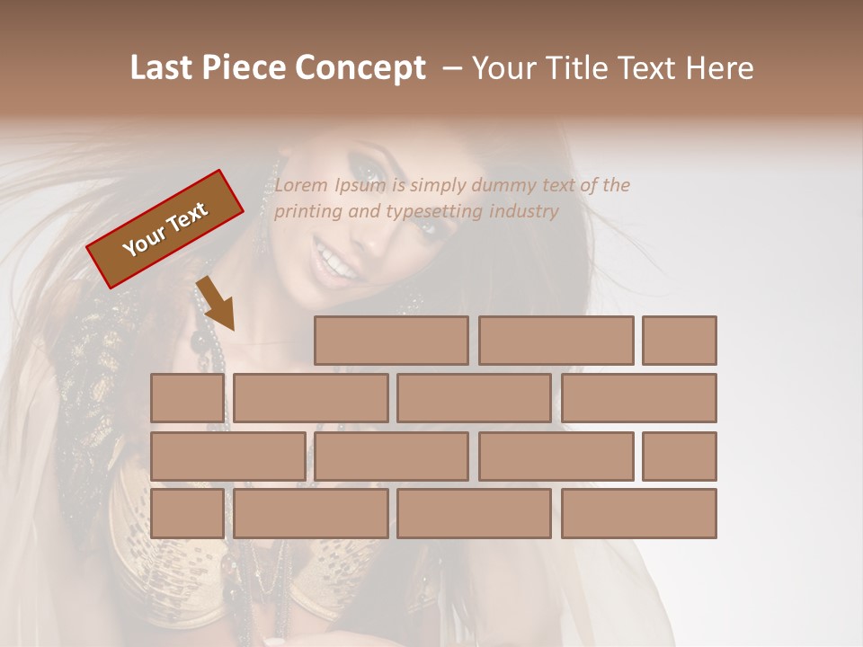 Woman Beautiful Model PowerPoint Template