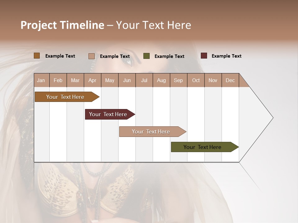Woman Beautiful Model PowerPoint Template