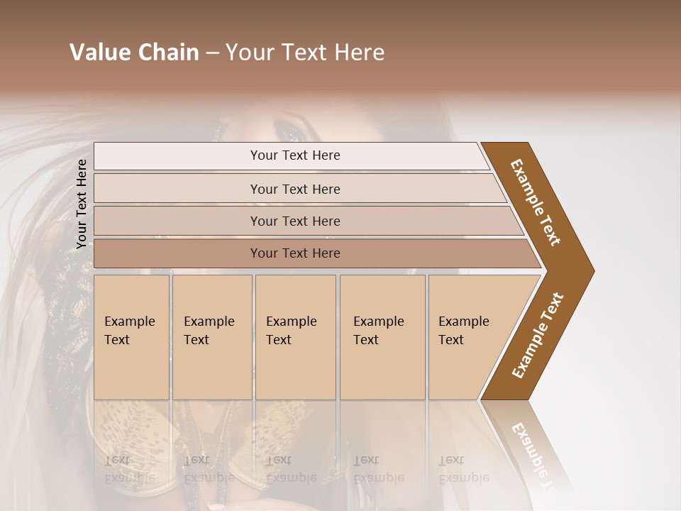 Woman Beautiful Model PowerPoint Template