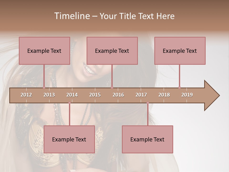 Woman Beautiful Model PowerPoint Template