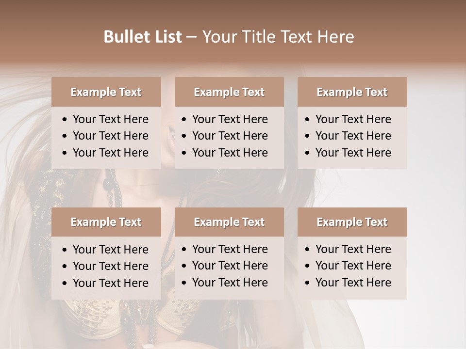 Woman Beautiful Model PowerPoint Template