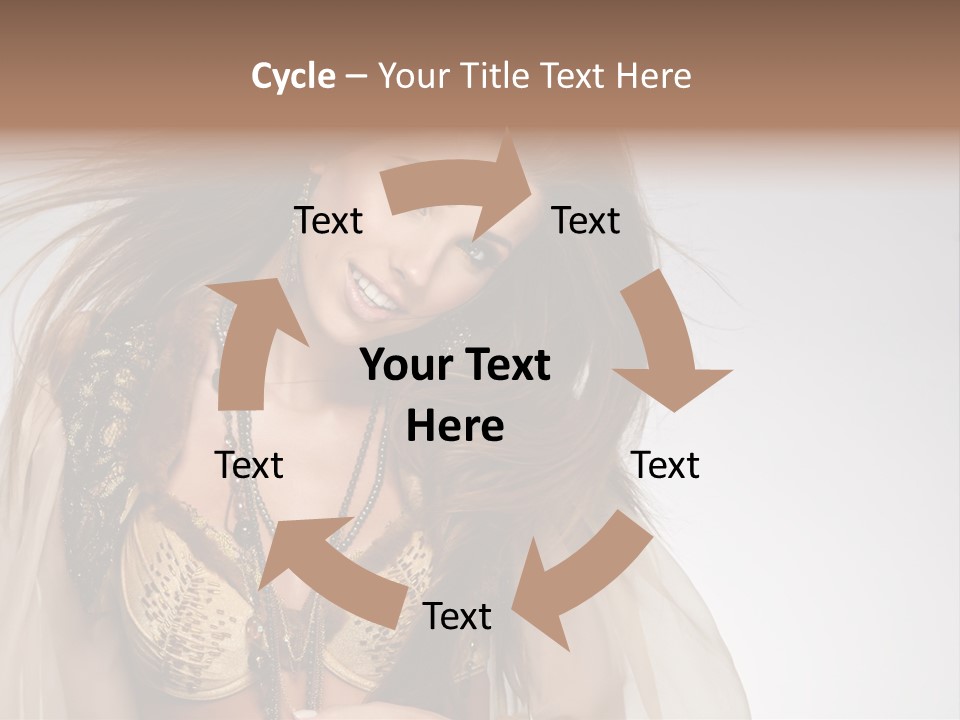 Woman Beautiful Model PowerPoint Template