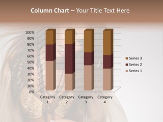 Woman Beautiful Model PowerPoint Template