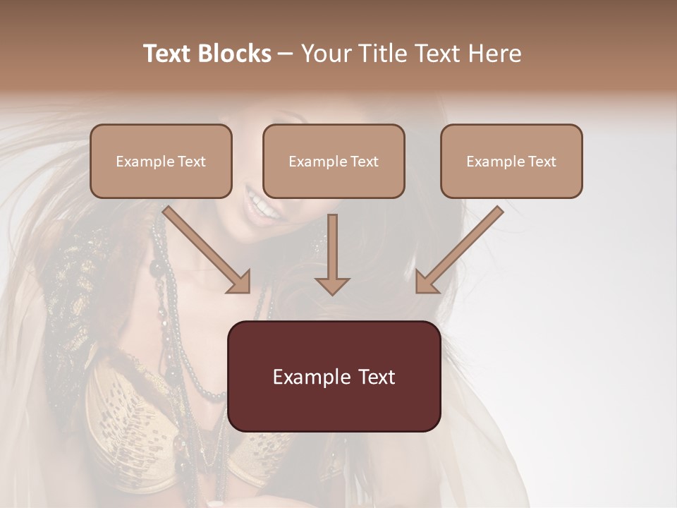 Woman Beautiful Model PowerPoint Template