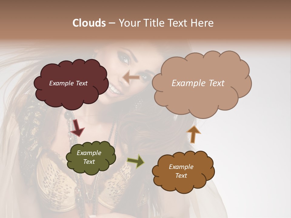 Woman Beautiful Model PowerPoint Template