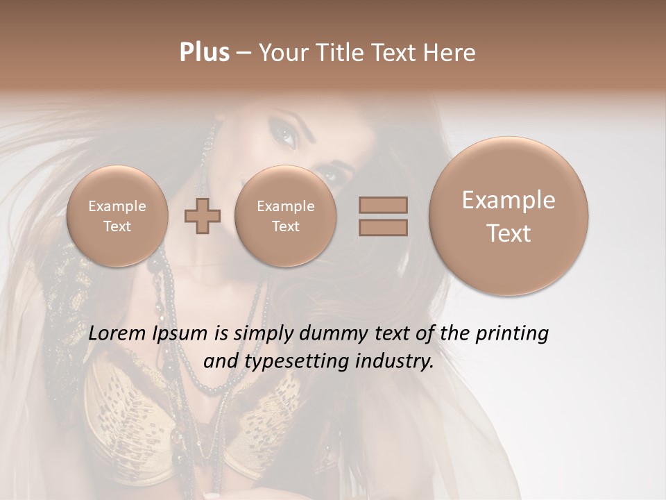 Woman Beautiful Model PowerPoint Template