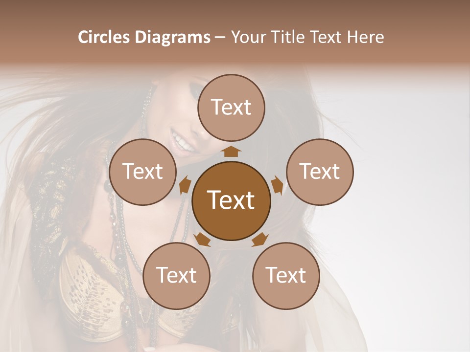 Woman Beautiful Model PowerPoint Template