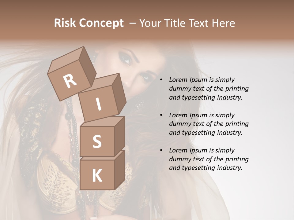 Woman Beautiful Model PowerPoint Template