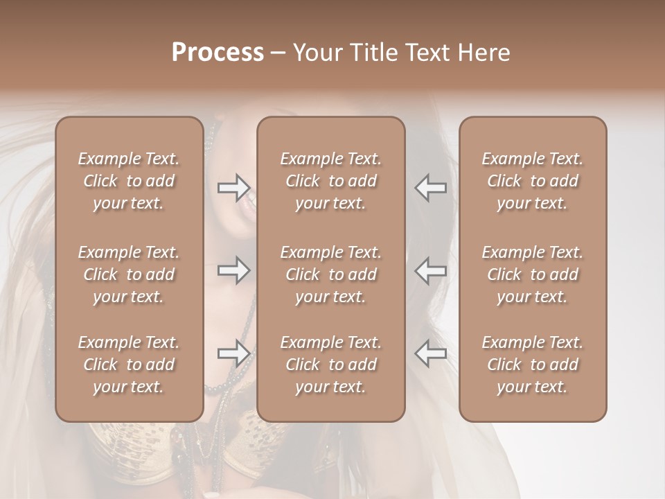 Woman Beautiful Model PowerPoint Template