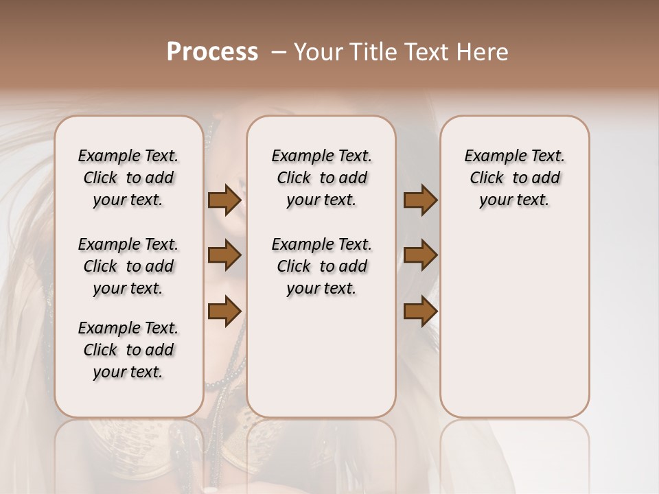 Woman Beautiful Model PowerPoint Template