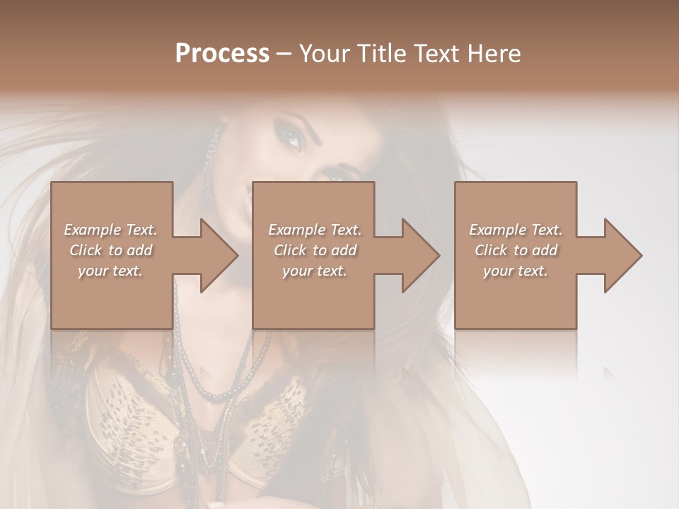 Woman Beautiful Model PowerPoint Template