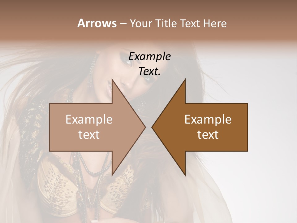 Woman Beautiful Model PowerPoint Template