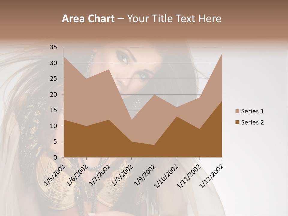 Woman Beautiful Model PowerPoint Template