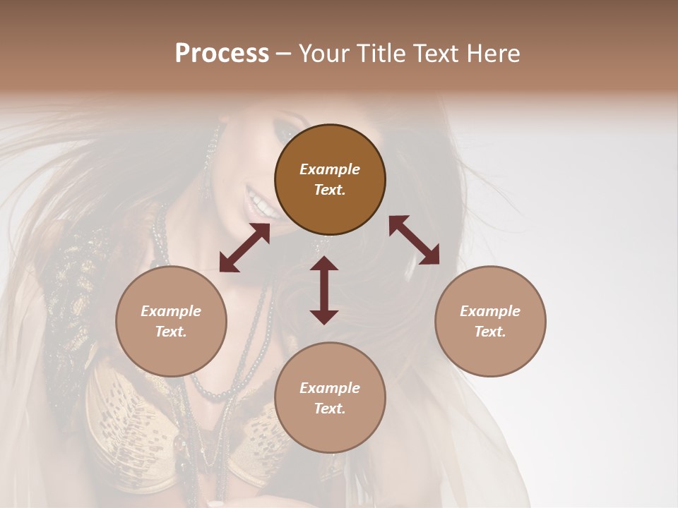 Woman Beautiful Model PowerPoint Template