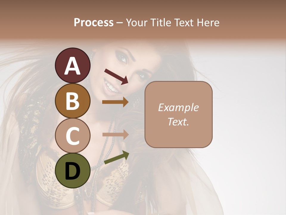 Woman Beautiful Model PowerPoint Template