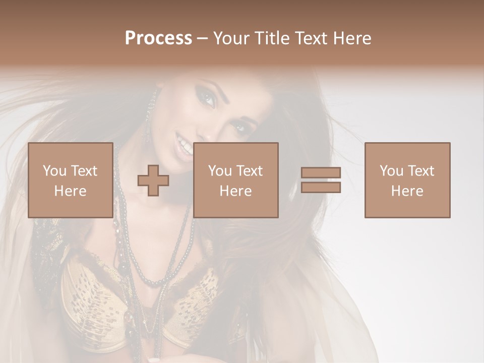 Woman Beautiful Model PowerPoint Template