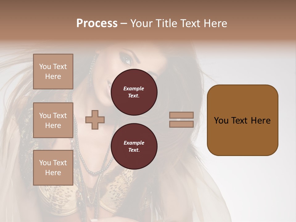 Woman Beautiful Model PowerPoint Template