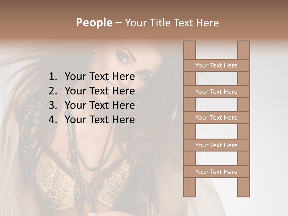 Woman Beautiful Model PowerPoint Template