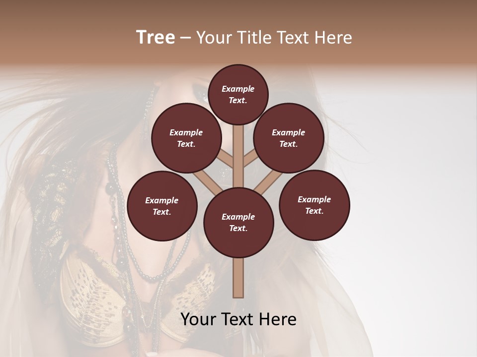 Woman Beautiful Model PowerPoint Template