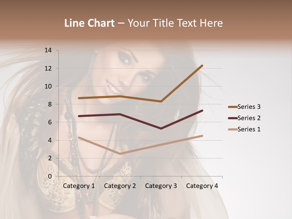Woman Beautiful Model PowerPoint Template