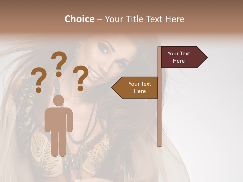 Woman Beautiful Model PowerPoint Template