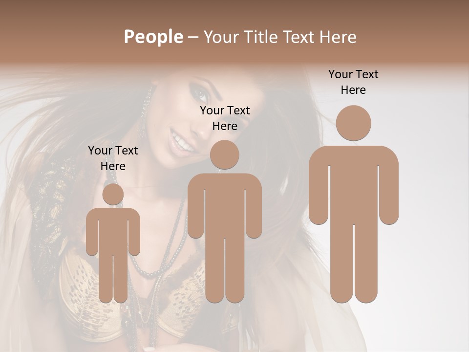Woman Beautiful Model PowerPoint Template