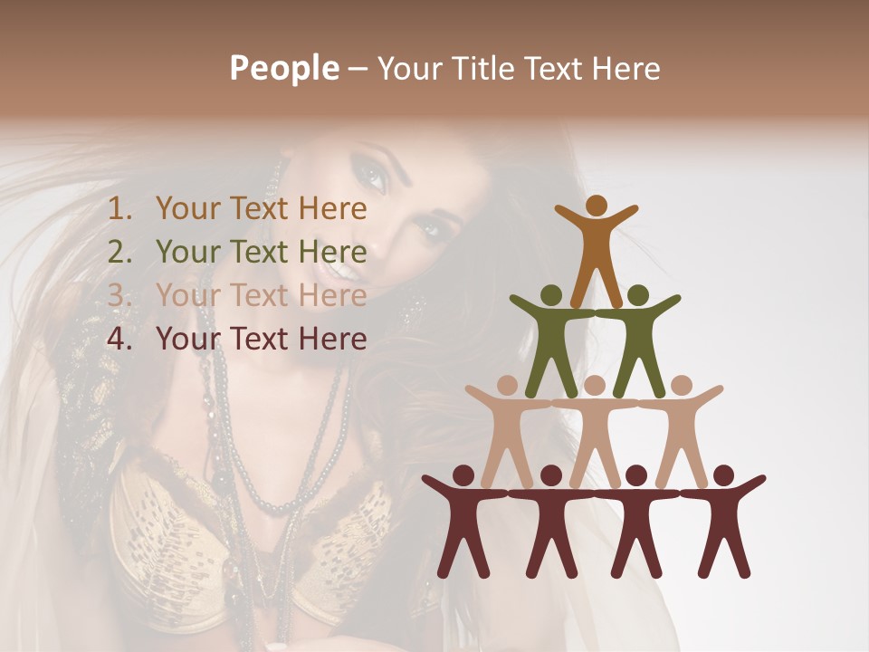 Woman Beautiful Model PowerPoint Template