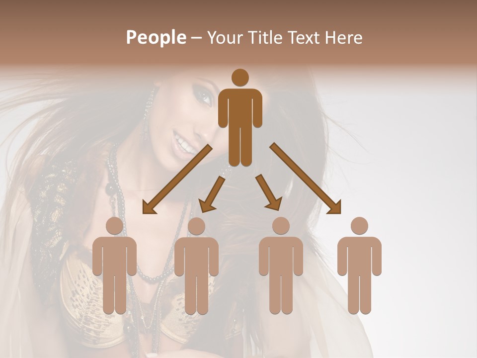 Woman Beautiful Model PowerPoint Template
