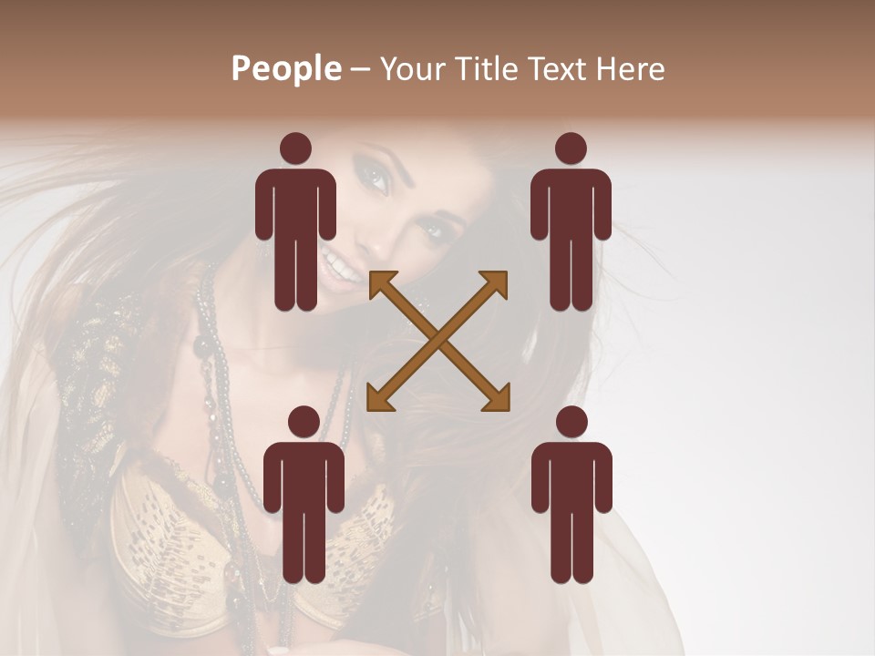 Woman Beautiful Model PowerPoint Template