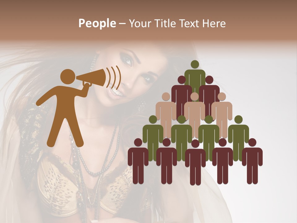 Woman Beautiful Model PowerPoint Template