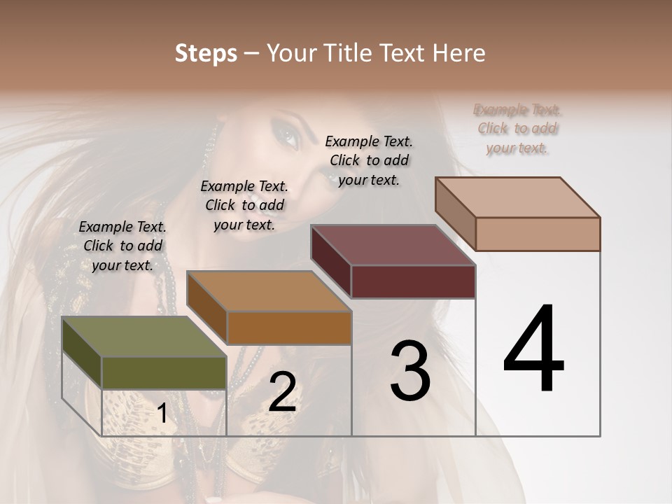 Woman Beautiful Model PowerPoint Template