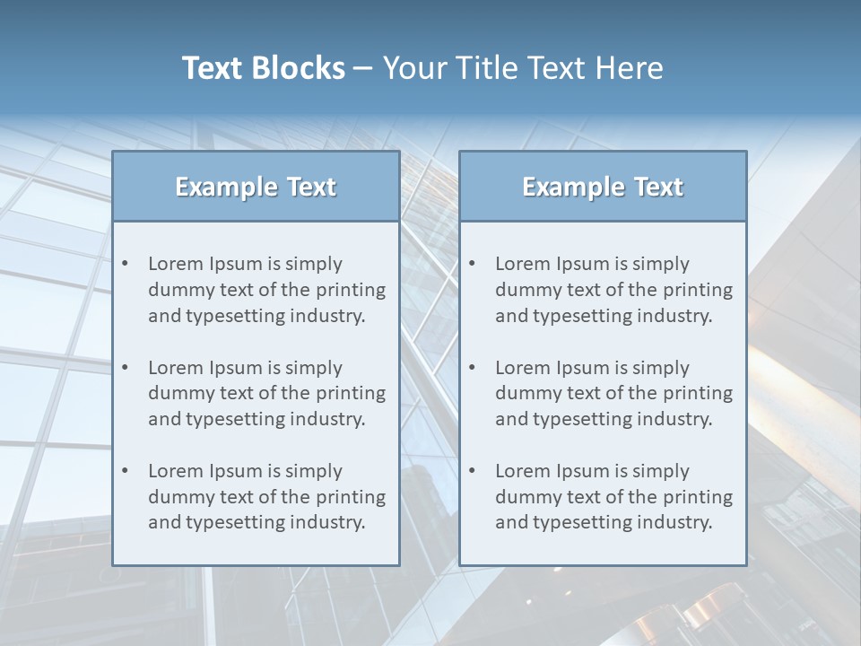 Economy Mansion Light PowerPoint Template