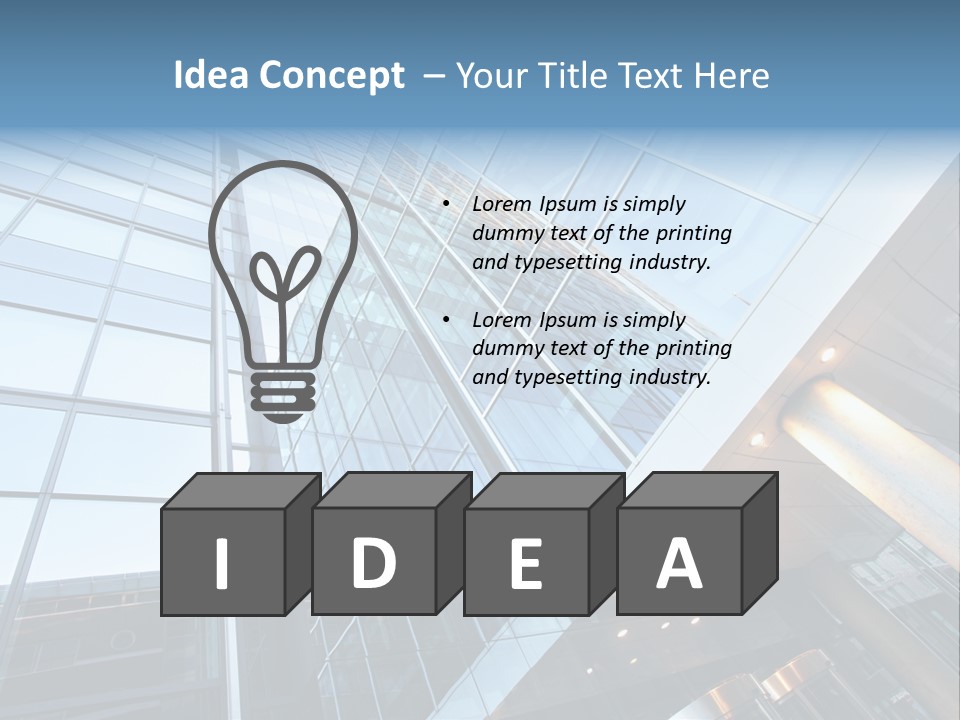 Economy Mansion Light PowerPoint Template