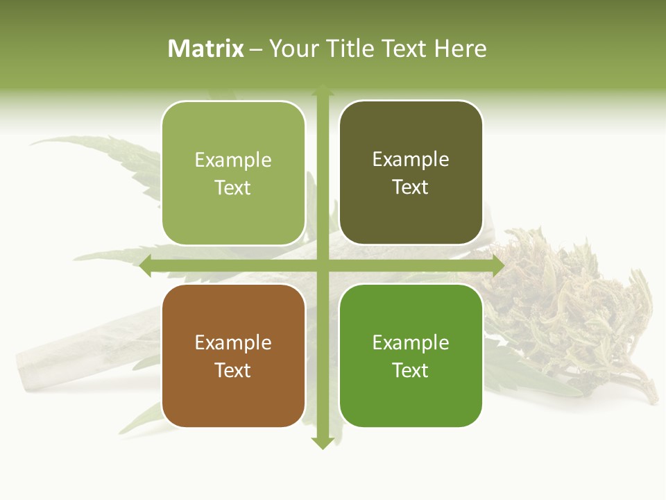 Marijuana Abuse Relaxing PowerPoint Template