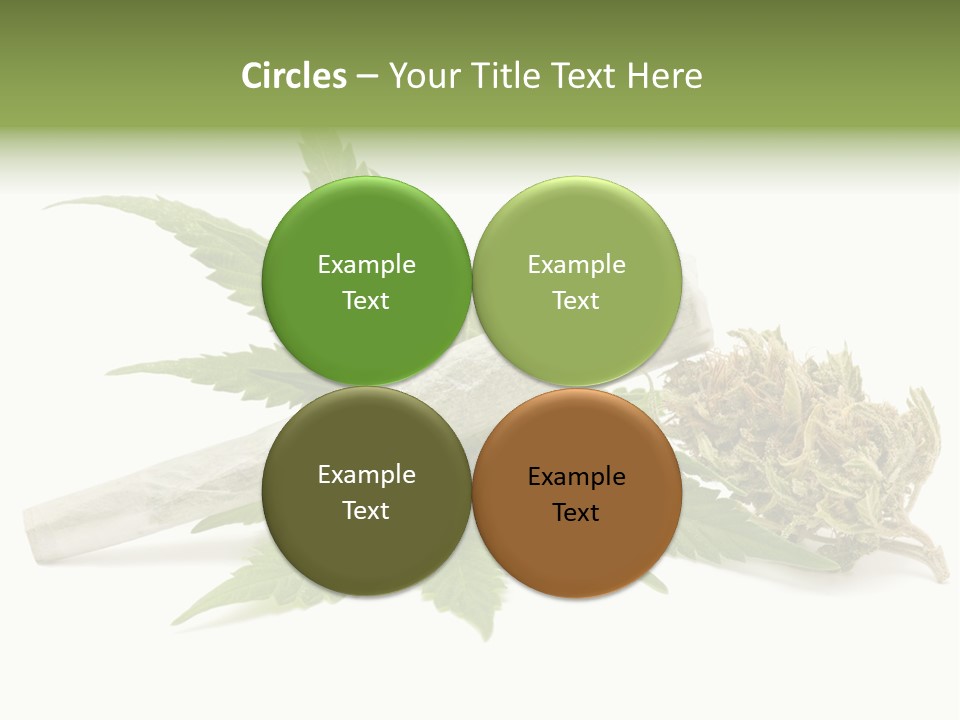 Marijuana Abuse Relaxing PowerPoint Template