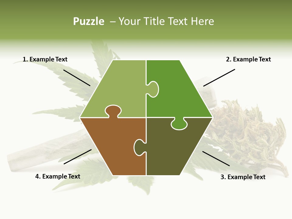 Marijuana Abuse Relaxing PowerPoint Template